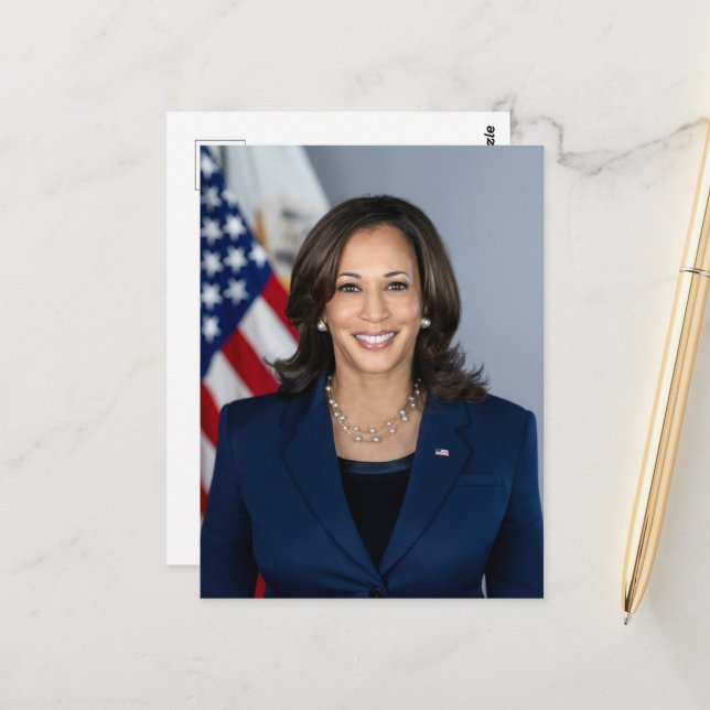 President Candidate Kamala Harris US 2024 Postcard (Front/Back In Situ)