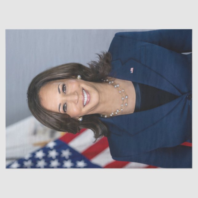 President Candidate Kamala Harris US 2024 Tissue Paper (Front)