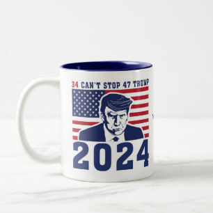 President Donal Trump Mugshot Coffee Cup