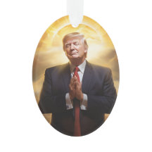 President Donald J Trump Acrylic Ornament