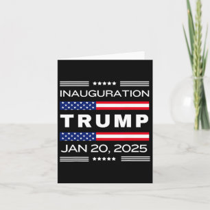 President Donald J. Trump Inauguration Day 2025 Me Card