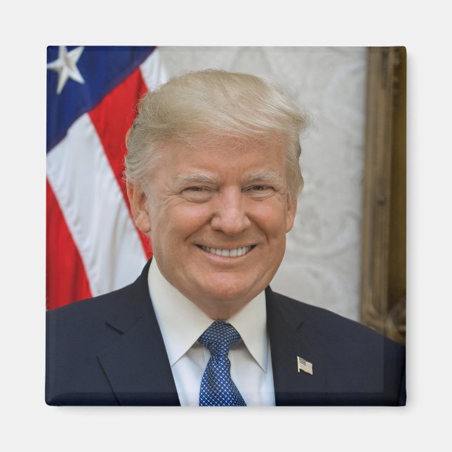 President Donald Trump 2017 Official Portrait Magnet (Front)