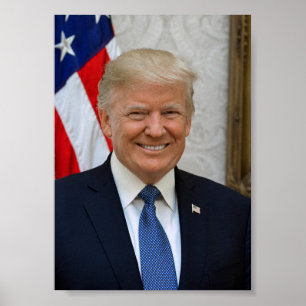 President Donald Trump[ 2017 Portrait 5 x 7 Poster