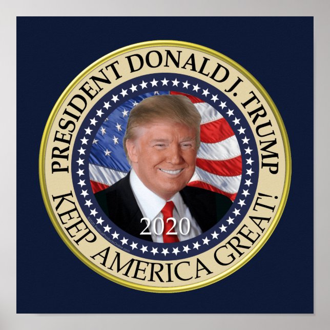 President Donald Trump 2020 Keep America Great Poster (Front)