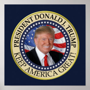 President Donald Trump 2020 Keep America Great Poster