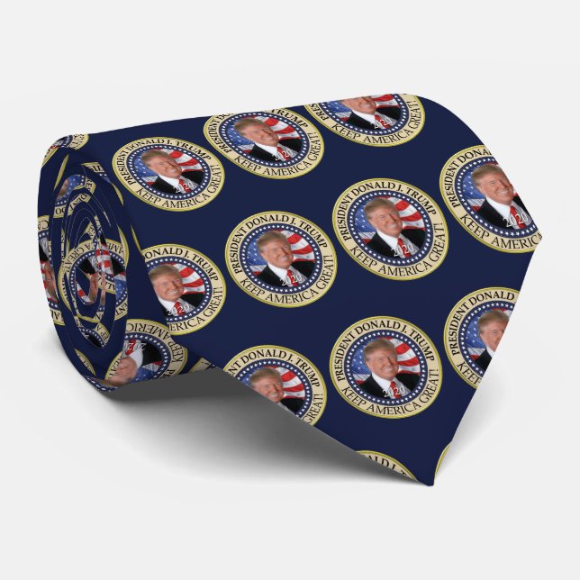 President Donald Trump 2020 Keep America Great Tie (Rolled)