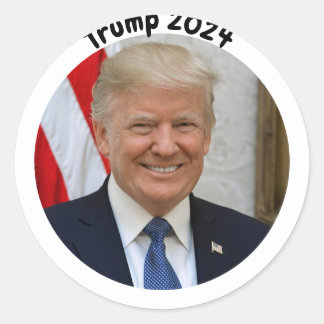 President Donald Trump 2024 Election Sticker 