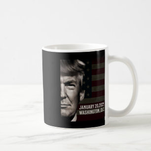 President Donald Trump 2025 Inauguration Date Comm Coffee Mug