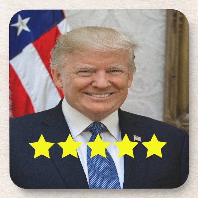President Donald Trump Approval Rating Coaster (Front)