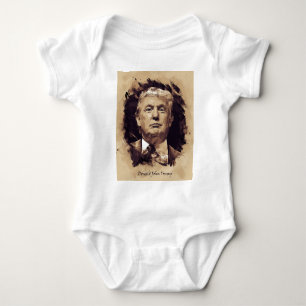 President Donald Trump Baby Bodysuit