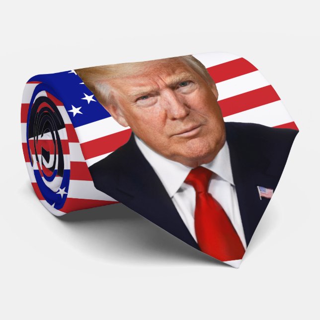 President Donald Trump - Betsy Ross Flag! Tie (Rolled)