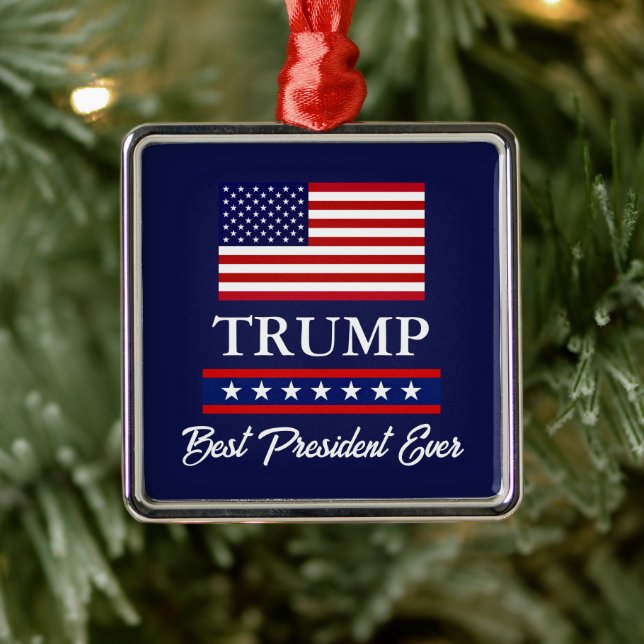 PRESIDENT DONALD TRUMP CHRISTMAS ORNAMENT (Tree)