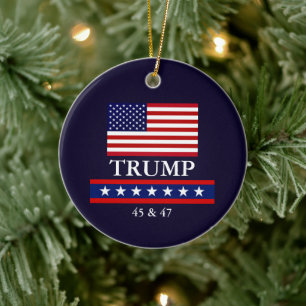 PRESIDENT DONALD TRUMP CHRISTMAS ORNAMENT
