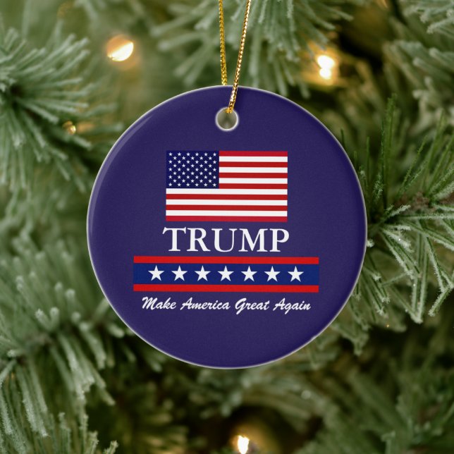 PRESIDENT DONALD TRUMP CHRISTMAS ORNAMENT (Tree)