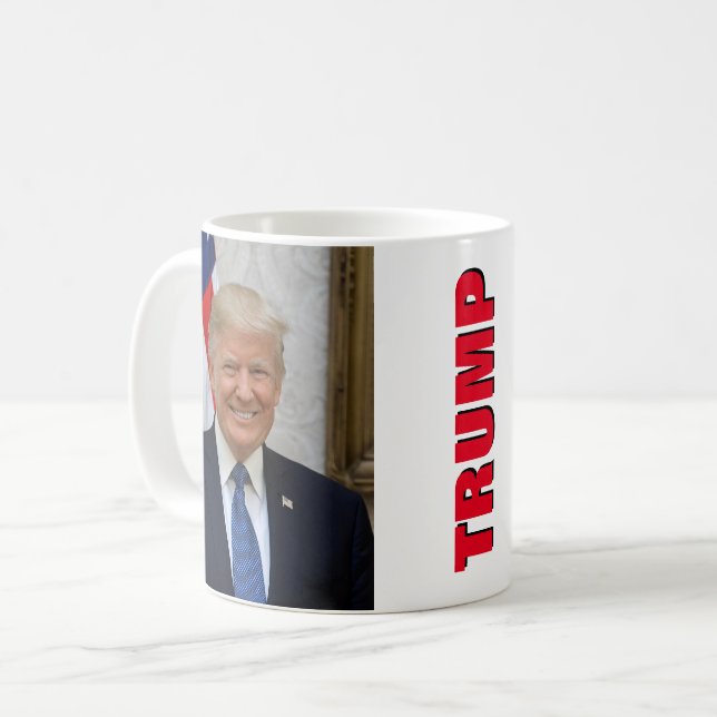 President Donald Trump Coffee Mug (Front Left)