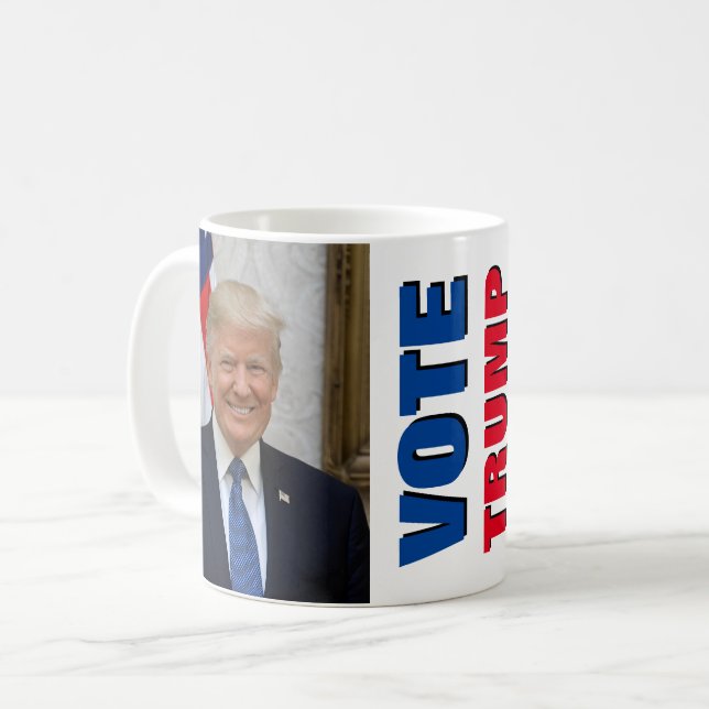 President Donald Trump Coffee Mug (Front Left)