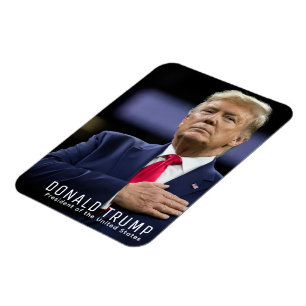 President Donald Trump Flexible Photo Magnet