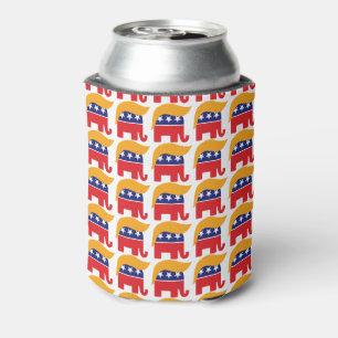 President Donald Trump - GOP Elephant Hair Can Cooler