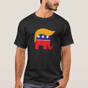 President Donald Trump GOP Republican Elephant Hai T-Shirt