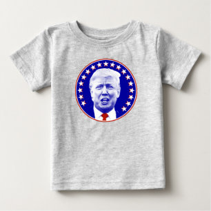 President Donald Trump in Blue Baby T-Shirt