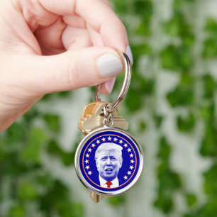 President Donald Trump in Blue Key Ring