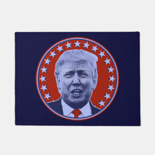 President Donald Trump in Red Doormat