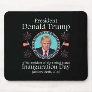 President Donald Trump Inauguration 2025 Memorabil Mouse Mat