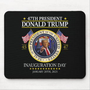 President Donald Trump Inauguration 2025 Tees Uni- Mouse Mat