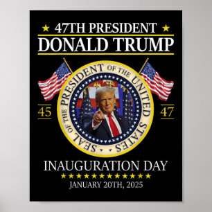 President Donald Trump Inauguration 2025 Tees Uni- Poster