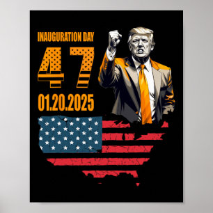 President Donald Trump Inauguration Day 2025 1 Poster