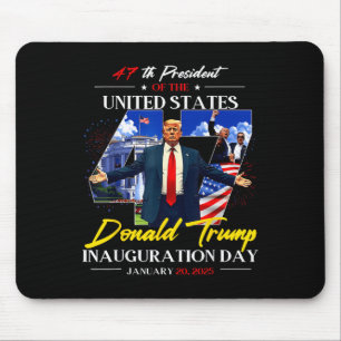 President Donald Trump Inauguration Day 2025 47th Mouse Mat