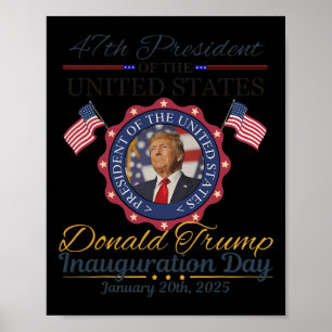 President Donald Trump Inauguration Day 2025 5  Poster