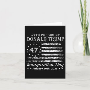 President Donald Trump Inauguration Day 2025 Ameri Card