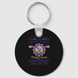 President Donald Trump Inauguration Day 2025 In Un Key Ring