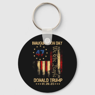 President Donald Trump Inauguration Day 2025 Key Ring