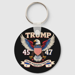 President Donald Trump Inauguration Day 2025 Key Ring