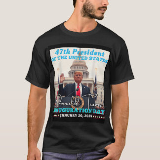 President Donald Trump Inauguration Day 2025 Memor T-Shirt