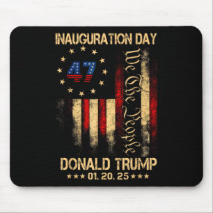 President Donald Trump Inauguration Day 2025 Mouse Mat