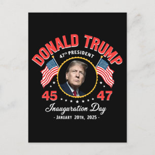 President Donald Trump Inauguration Day 2025 Postcard
