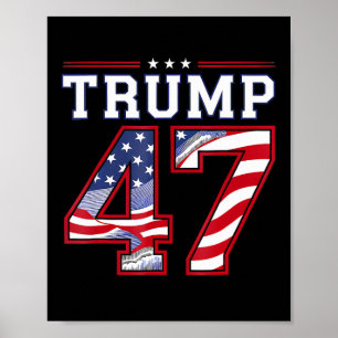 President Donald Trump Inauguration Day 2025 Usa F Poster