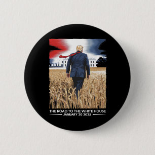 President Donald Trump Inauguration Day 2025 Vinta 6 Cm Round Badge
