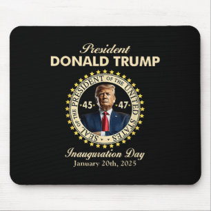President Donald Trump Inauguration Day January 20 Mouse Mat