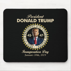President Donald Trump Inauguration Day January 20 Mouse Mat