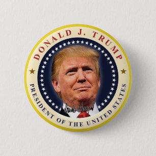 President Donald Trump Inauguration Souvenir 6 Cm Round Badge