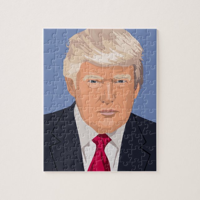 President Donald Trump Jigsaw Puzzle (Vertical)