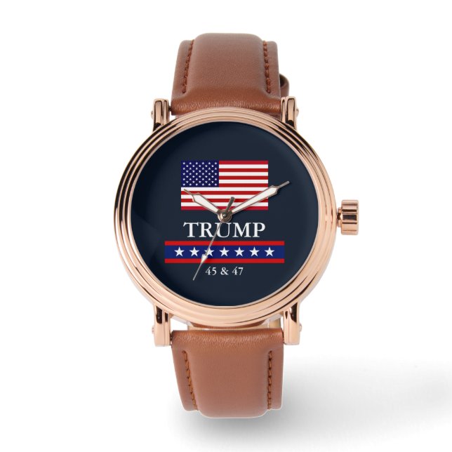 PRESIDENT DONALD TRUMP MEN'S WATCH (Front)