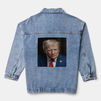 President Donald Trump Official Portrait Denim Jacket