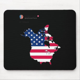 President Donald Trump Oh Canada Usa American Flag Mouse Mat