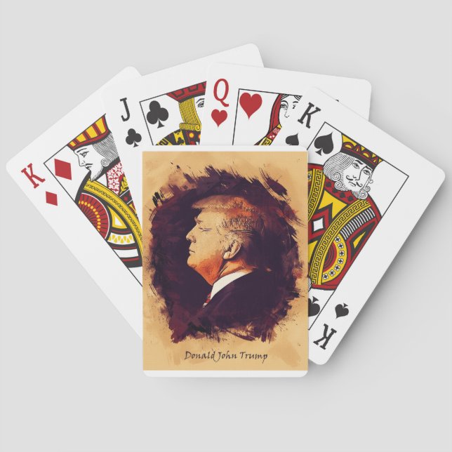 President Donald Trump Playing Cards (Back)