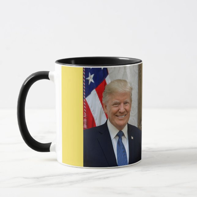 President Donald Trump Portrait Mug (Left)